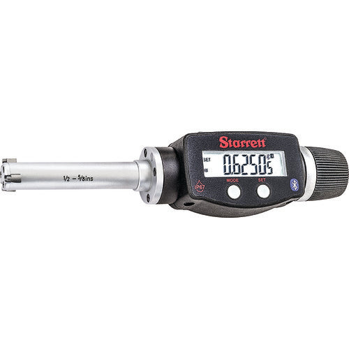 ‎Starrett 770BXTZ-625 Electronic Digital Internal Micrometer with Bluetooth, SPC Output, 1/2-5/8″ Range, .00005″ Resolution - Exact Industrial Supply