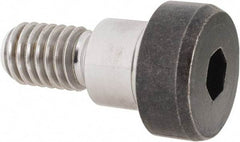 Holo-Krome - 1/2" Shoulder Diam x 3/8" Shoulder Length, 3/8-16 UNRC, Hex Socket Shoulder Screw - 4140 Alloy Steel, Uncoated, 5/16" Head Height x 3/4" Head Diam - All Tool & Supply