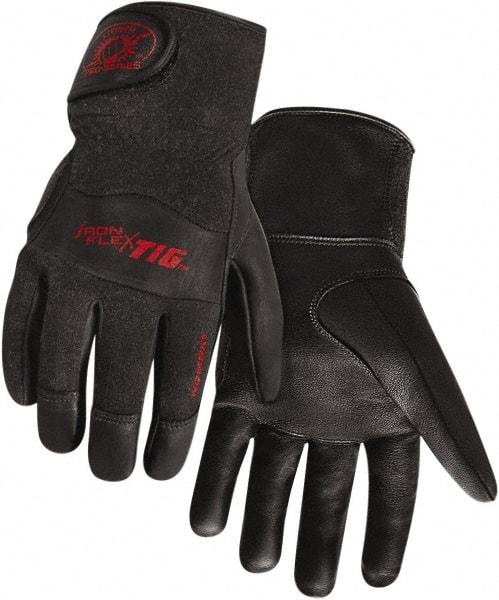 Steiner - Size L Unlined Kidskin Welding Glove - 9" OAL, Hook & Loop Cuff, For TIG - All Tool & Supply