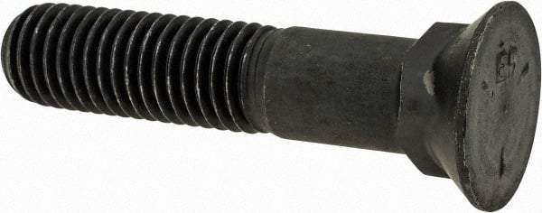 Value Collection - 5/8-11 UNC, 3" OAL, Steel Plow Bolt - Uncoated, Grade 5 - All Tool & Supply