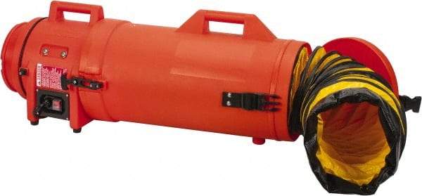 Allegro - 831 CFM, Electrical AC Axial Blower Kit - 8 Inch Inlet/Outlet, 0.33 HP, 115 Max Voltage Rating - All Tool & Supply