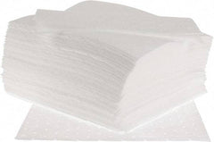 PRO-SAFE - 28 Gal Capacity per Package, Oil Only Pad - 19" Long x 17" Wide, White, Polypropylene - All Tool & Supply