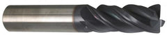 Accupro - 1" Diam 4 Flute Solid Carbide 0.03" Corner Radius End Mill - All Tool & Supply