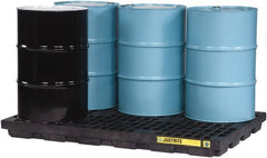 Justrite - 6 Drum, 73 Gallon Sump Capacity, Accumulation Center - All Tool & Supply