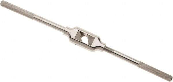 Irwin - 1/4 to 1" Tap Capacity, Straight Handle Tap Wrench - 18" Overall Length - All Tool & Supply