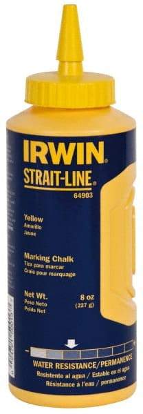 Irwin - 8 Container Chalk Refill - Yellow - All Tool & Supply