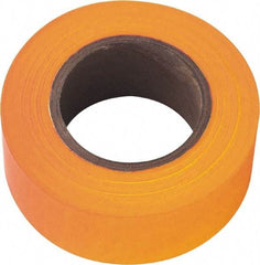 Irwin - 150' Long x 1-3/16" Wide Roll, Vinyl, Orange Flagging Tape - All Tool & Supply