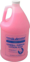 PRO-SOURCE - 1 Gal Bottle Liquid Soap - General Duty, Pink, Almond Scent - All Tool & Supply