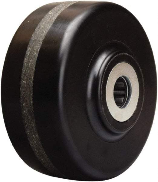 Hamilton - 6 Inch Diameter x 2-1/2 Inch Wide, Phenolic Caster Wheel - 1,800 Lb. Capacity, 3-1/4 Inch Hub Length, 1 Inch Axle Diameter, Straight Roller Bearing - All Tool & Supply