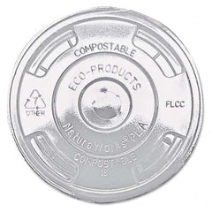 ECO PRODUCTS - GreenStripe Renewable & Compost Cold Cup Flat Lids, F/9-24 oz, 100/PK, 10 PK/CT - All Tool & Supply