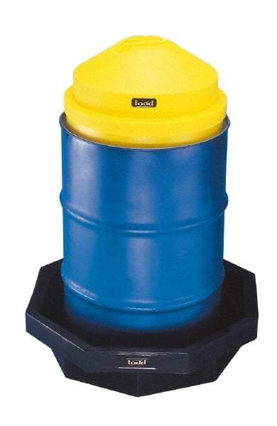 Made in USA - Oil Drum Funnel Cover - Polyethelyne - All Tool & Supply