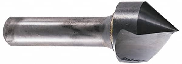 Hertel - 1-1/4" Head Diam, 3/4" Shank Diam, 1 Flute 82° Solid Carbide Countersink - All Tool & Supply