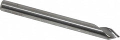 Hertel - 3/16" Head Diam, 3/16" Shank Diam, 1 Flute 60° Solid Carbide Countersink - All Tool & Supply