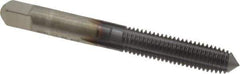 Hertel - M8x1.25 Metric Coarse D9 Thread Limit Plug Thread Forming Tap - High Speed Steel, TiCN Finish, 2-23/32" OAL - All Tool & Supply