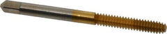 Hertel - #10-24 UNC H4 Thread Limit Bottoming Thread Forming Tap - High Speed Steel, TiN Finish, 2-3/8" OAL - All Tool & Supply