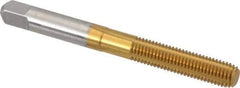 Hertel - 1/4-28 UNF H4 Thread Limit Bottoming Thread Forming Tap - High Speed Steel, TiN Finish, 2-1/2" OAL - All Tool & Supply