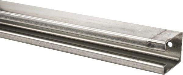 National Mfg. - 12 Ft Long, 450 Lb Capacity, Straight Boxrail - Galvanized, Series 5116 - All Tool & Supply