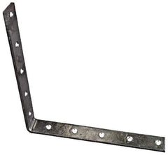 National Mfg. - 10" Long x 1-1/4" Wide, Steel, Corner Brace - Hot-Dipped Galvanized - All Tool & Supply