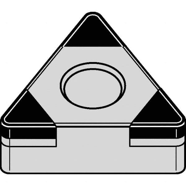 Kennametal - TNGA333 S0425 Grade KB1610 PCBN Turning Insert - 60° Triangle, 3/8" Inscr Circle, 3/16" Thick, 3/64" Corner Radius - All Tool & Supply