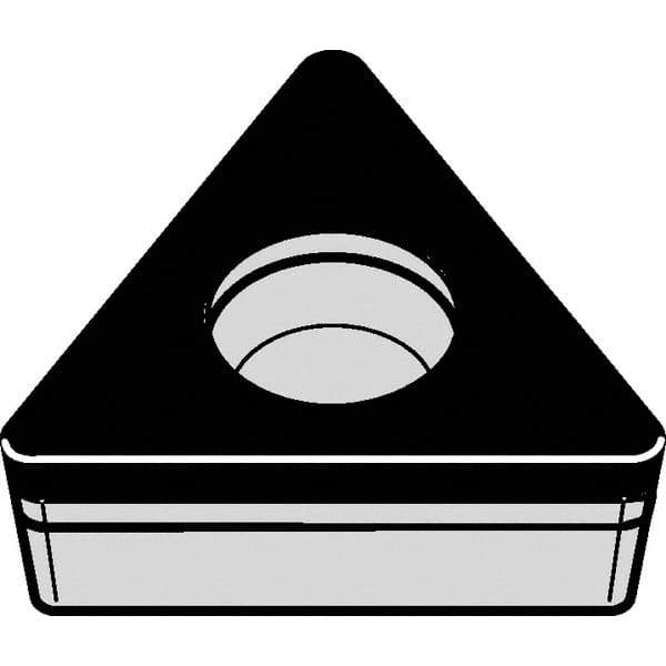 Kennametal - TCGW21.51 S0415 Grade KB1610 PCBN Turning Insert - 60° Triangle, 1/4" Inscr Circle, 3/32" Thick, 1/64" Corner Radius - All Tool & Supply