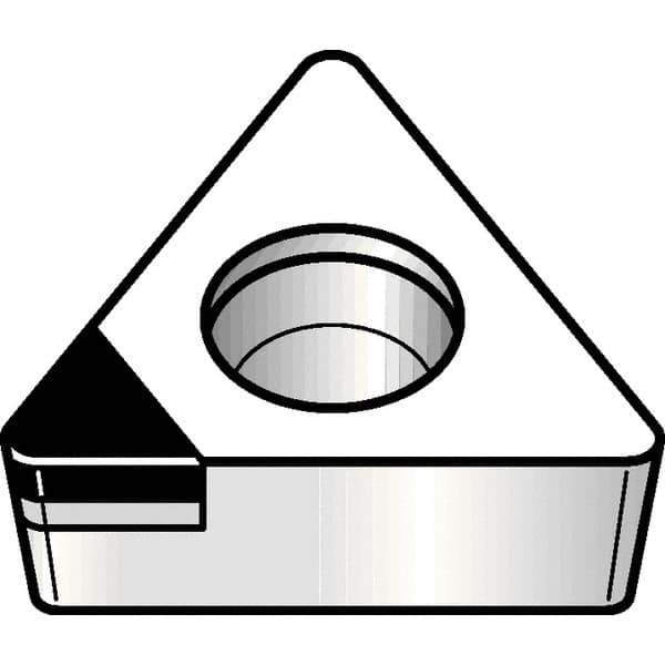 Kennametal - TPGW21.52 F Grade KD1400 Polycrystalline Diamond (PCD) Turning Insert - 60° Triangle, 1/4" Inscr Circle, 3/32" Thick, 1/32" Corner Radius - All Tool & Supply