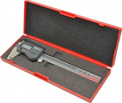 Starrett - 0 to 150mm Range, 0.01mm Resolution, IP67 Electronic Caliper - Stainless Steel with 1-1/2" Stainless Steel Jaws, 0.001" Accuracy, Serial Output - All Tool & Supply