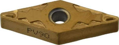 Kyocera - VNMG332 HQ Grade PV90 Cermet Turning Insert - TiN Finish, 35° Diamond, 3/8" Inscr Circle, 3/16" Thick, 1/32" Corner Radius - All Tool & Supply