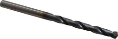 OSG - #1 130° Powdered Metal Jobber Drill - V Finish, Right Hand Cut, Spiral Flute, Straight Shank, 101mm OAL, Standard Point - All Tool & Supply