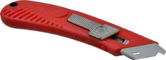 PHC - Springback Safety Cutter - 1-11/16" Steel Blade, Red ABS Handle, 1 Blade Included - All Tool & Supply