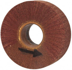 Brite Star - 6" Diam 220 Grit Aluminum Oxide Unmounted Flap Wheel - 2" Hole, 2" Wide, Density 7, Coated, Grade Very Fine, 3,400 Max RPM - All Tool & Supply