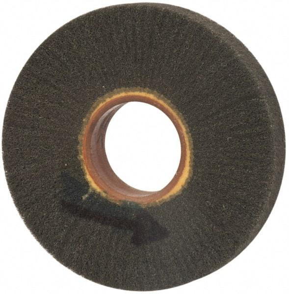 Brite Star - 6" Diam 220 Grit Silicon Carbide Unmounted Flap Wheel - 2" Hole, 1" Wide, Density 7, Coated, Grade Very Fine, 3,400 Max RPM - All Tool & Supply