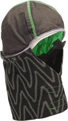 MSA - Universal Size, Black/Gray/Green, Underneath Hard Hat Winter Liner - Long Neck with Detachable Bottom Length, 3 Layer - All Tool & Supply