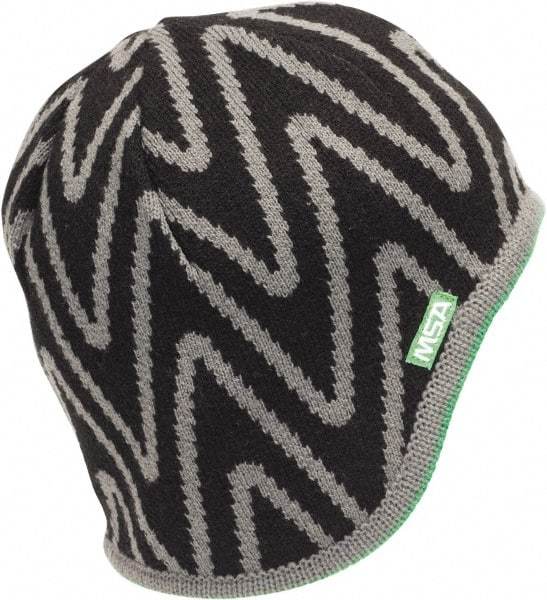 MSA - Universal Size, Black/Gray/Green, Underneath Hard Hat Winter Liner - Regular Length Length, 1 Layer - All Tool & Supply