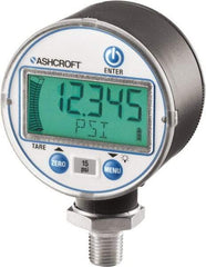 Ashcroft - 2-1/2" Dial, 30-0 Hg VAC Scale Range, Pressure Gauge - Lower Connection Mount, Accurate to ±0.5% of Scale - All Tool & Supply