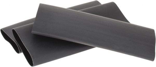 3M - 6" Long, 3:1, Polyolefin Heat Shrink Electrical Tubing - Black - All Tool & Supply