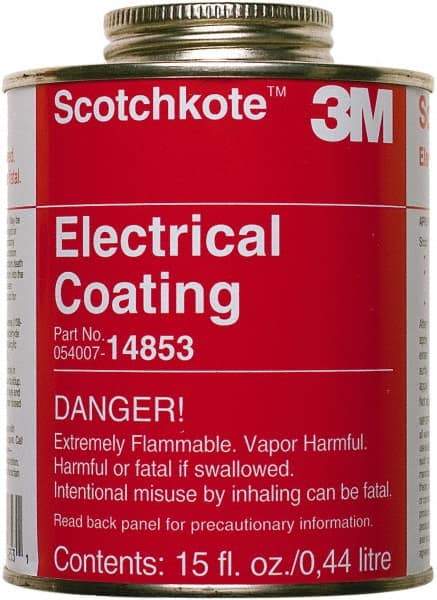 3M - 15 oz Can Brown Butyl Rubber Joint Sealant - 72°F Max Operating Temp, 12 min Tack Free Dry Time, Series 14853 - All Tool & Supply