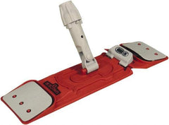 Unger - 15-3/4" Long x 4-1/4" Wide Nylon Plastic Flat Mop Holder - Red & Gray, Socket/Pin - All Tool & Supply