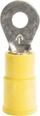 3M - 12-10 AWG Partially Insulated Crimp Connection Circular Ring Terminal - #8 Stud, 1.03" OAL x 0.38" Wide, Copper Contact - All Tool & Supply