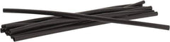 3M - 6" Long, 2:1, Polyolefin Heat Shrink Electrical Tubing - Black - All Tool & Supply