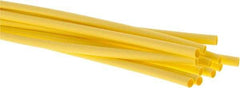 3M - 48" Long, 2:1, Polyolefin Heat Shrink Electrical Tubing - Yellow - All Tool & Supply