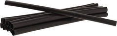 3M - 6" Long, 2:1, Polyolefin Heat Shrink Electrical Tubing - Black - All Tool & Supply