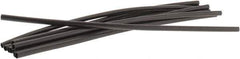 3M - 6" Long, 2:1, Polyolefin Heat Shrink Electrical Tubing - Black - All Tool & Supply