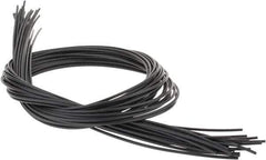 3M - 48" Long, 2:1, Polyolefin Heat Shrink Electrical Tubing - Black - All Tool & Supply