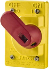 Leviton - Electrical Outlet Box Valox Switch Cover - Includes Manual Motor Starters - All Tool & Supply