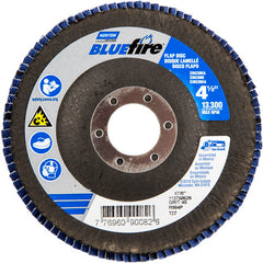 ‎4-1/2 × 7/8″ BlueFire Fiberglass HD Flat Flap Disc Type 27 P40 Grit R884P1 Zirconia Alumina - All Tool & Supply