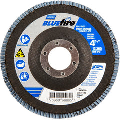 ‎4-1/2 × 7/8″ BlueFire Fiberglass HD Flat Flap Disc Type 27 P120 Grit R884P2 Zirconia Alumina - All Tool & Supply