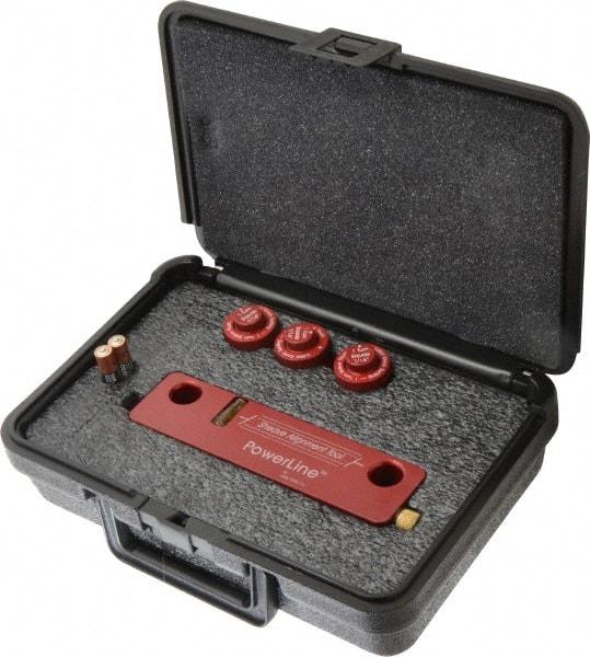 Laser Tools Co. - Red Beam Sheave Alignment System - Includes (3) Adjustable Targets, Hard Shell Carrying Case, PowerLine Pulley Alignment Tool with Laser Beam Accuracy - All Tool & Supply