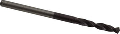 Accupro - 4mm 140° Solid Carbide Jobber Drill - AlTiN Finish, Right Hand Cut, Spiral Flute, Straight Shank, 72mm OAL, Standard Point - All Tool & Supply