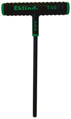 Eklind - T45 Standard Torx Key - T-Handle Cushion Grip, 6" Length Under Head - All Tool & Supply