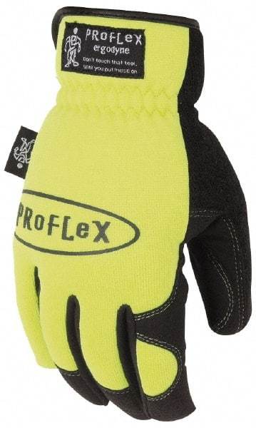 Ergodyne - Size L (9) Amara General Protection Work Gloves - For General Purpose, Uncoated, Gauntlet Cuff, Full Fingered, Black, Paired - All Tool & Supply